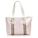 Gucci Pink GG Canvas Jolicoeur Tote
