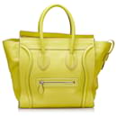 Celine Yellow Micro Luggage Tote - Céline