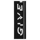 Givenchy Logo Fringe Football Scarf