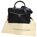 Sac Sully PM Louis Vuitton cuir empreinte noir