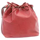 LOUIS VUITTON Epi Petit Noe Shoulder Bag Red M44107 LV Auth 35009 - Louis Vuitton