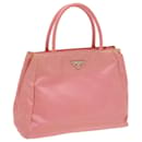 PRADA Hand Bag Nylon Pink Auth ac1464 - Prada