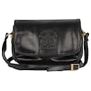 Giorgio Beverly Hills Black Leather Crossbody Bag - Autre Marque