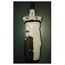 KARL LAGERFELD DRESS DRESS BUSTIER COLLECTOR ICONS PIXEL T 36/ 38 - Karl Lagerfeld