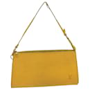 LOUIS VUITTON Epi Pochette Accessoires Pouch Yellow M52989 LV Auth 34329 - Louis Vuitton