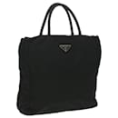 PRADA Hand Bag Nylon Black Auth ti738 - Prada