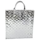 LOUIS VUITTON Monogram Miroir Sac Plat Hand Bag Silver M45884 LV Auth yk5783 - Louis Vuitton