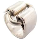 HERMES ATTACHMENT T RING51 in Sterling Silver 15.7GR SILVER STERLING RING - Hermès