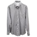 Brunello Cucinelli Gingham Long Sleeve Shirt in Multicolor Cotton