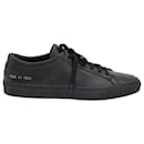 Common Projects Achilles Low Top Sneakers in Black Leather - Autre Marque