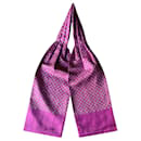 Lilac Lavallière-Ascot silk scarf - Hermès