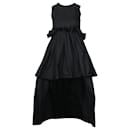 Red Valentino The Black Tag Dress in Black Polyester