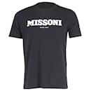 Missoni Printed T-shirt in Black Cotton
