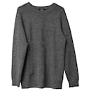 a.P.C. Crewneck Sweater in Grey Wool - Apc