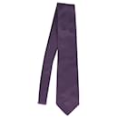 Prada Formal Tie in Purple Silk 