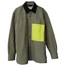 Acne Studios Vichy Houndstooth Jacket in Multicolor Wool