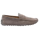 Tod's Gommino Loafers in Beige Suede