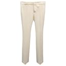 Gucci Tailored Pants in Ivory Wool
