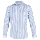 Ralph Lauren Purple G SleeveSport Shirt en coton bleu clair - Autre Marque
