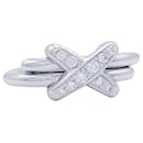 Chaumet Ring, "LinkGames", ORO BIANCO, Diamants.