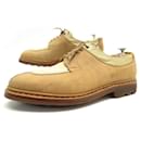 HESCHUNG DERBY SHOES 651601701 10.5 44.5 HALF HUNTING SUEDE LEATHER SHOES - Heschung