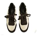 HOGAN White & Brown Suede Low Top Shoes Sneakers Trainers shoes size 39 - Hogan