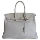 HERMES BIRKIN BAG 35 Pearl Grey - Hermès