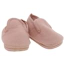 Sapatos de bebê HERMES de lã rosa autênticos8794 - Hermès