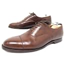 CHURCH'S CONSUL SHOES 173 EEB003 11.5F 45.5 RICHELIEU BROWN LEATHER SHOE - Church's
