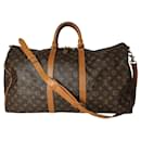 Louis Vuitton Keepall 55 Monogram Shoulder Bag