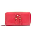 Gucci Bamboo Tassel Leather Continental Wallet Leather Long Wallet 269991 in Good condition