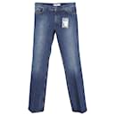 YSL Bootcut Denim Jeans in Blue Cotton - Saint Laurent