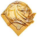 Hermes Gold Cosmos Silk Scarf - Hermès