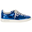 Louis Vuitton Metallic Blue Sneakers