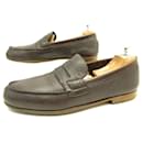 JM WESTON LOAFERS 281 THE WOC 7D 41 BROWN SEEDED CALF LOAFERS - JM Weston