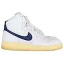Nike Air Force 1 High By You in White Leather - 44 - Autre Marque