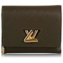 Louis Vuitton Green Epi Twist Wallet