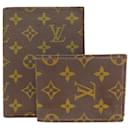 VINTAGE LOT OF LOUIS VUITTON WALLET AND NOTEPAD IN CANVAS MONOGRAM WALLET - Louis Vuitton