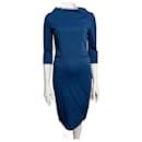 DvF New Maidey sheath dress in blue - Diane Von Furstenberg