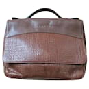 Tan leather bag. - Courreges