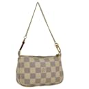 LOUIS VUITTON Damier Azur Mini Pochette Accessoires Pochette N58010 Auth LV 36042 - Louis Vuitton