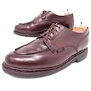CHAMBORD PARABOOT SHOES 9.5F 43.5 BROWN LEATHER DERBY SHOES - Paraboot