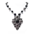 NEUF COLLIER CHANEL 2008 PENDENTIF PERLES NOIRES BLACK PEARLS NECKLACE - Chanel