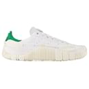 Scuba Stan Craig Green Sneakers in White Leather - Adidas
