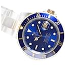 ROLEX Submariner date SS xYG combination blue 16613 F series Mens - Rolex