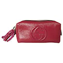 Gucci Soho patent leather clutch bag