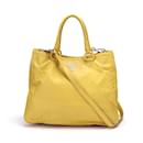Leather Tote Bag - Prada