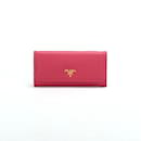 Prada Vitello Diano Long Wallet Leather Long Wallet in Excellent condition