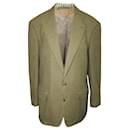 Yellow/Brown Checked Blazer - Ermenegildo Zegna