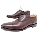 NEW CHURCH'S SHELDON RICHELIEU SHOES 09F 43 BROWN LEATHER BROWN SHOES - Church's